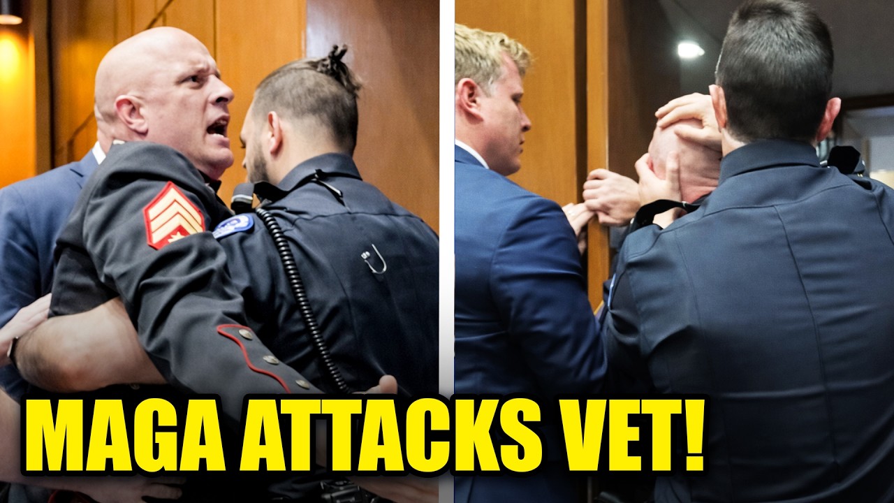 Marine Veteran’s Protest Takes Dark Turn As GOP Senator Uses Force
