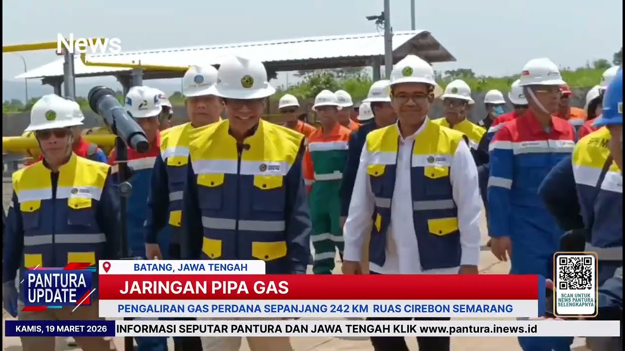 Jaringan pipa gas ruas Cirebon Semarang diresmikan wakil menteri ESDM di Batang