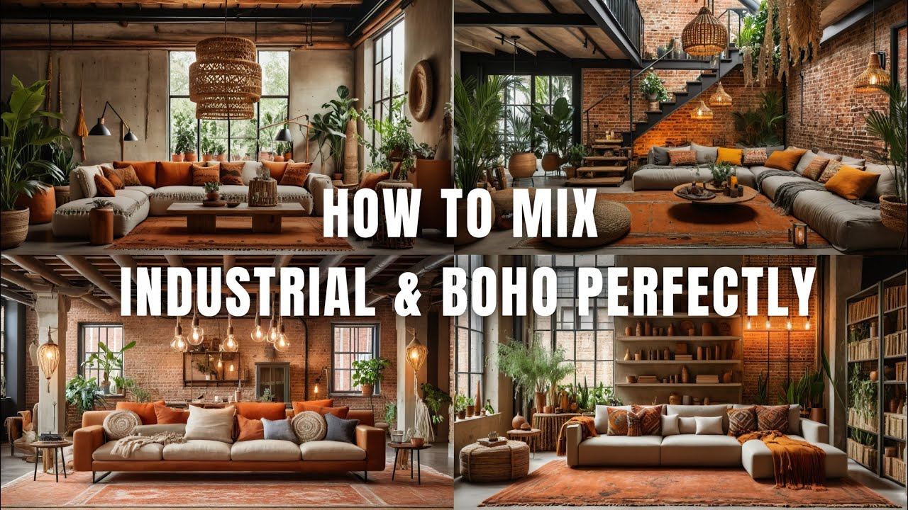 Mix Styles Like a Pro: Industrial Boho Interior for Your Eclectic Home
