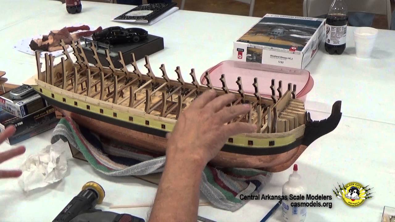 Central Arkansas Scale Modelers/ Wood Planking Demo