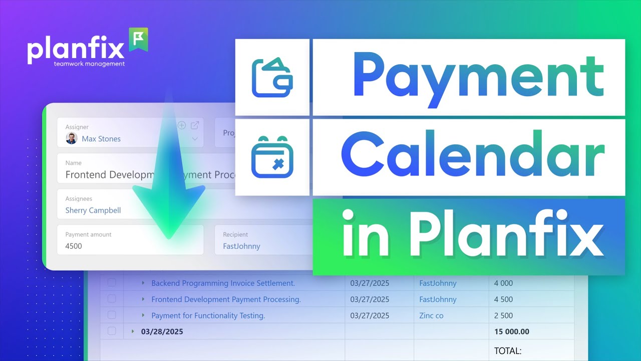 Payment calendar | Step-by-step Guides
