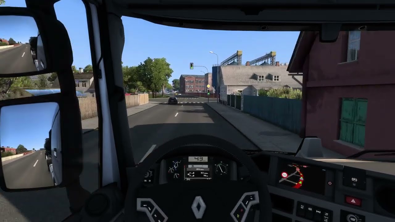 Euro truck simulator 2 - Road trip in Latvia 🇱🇻