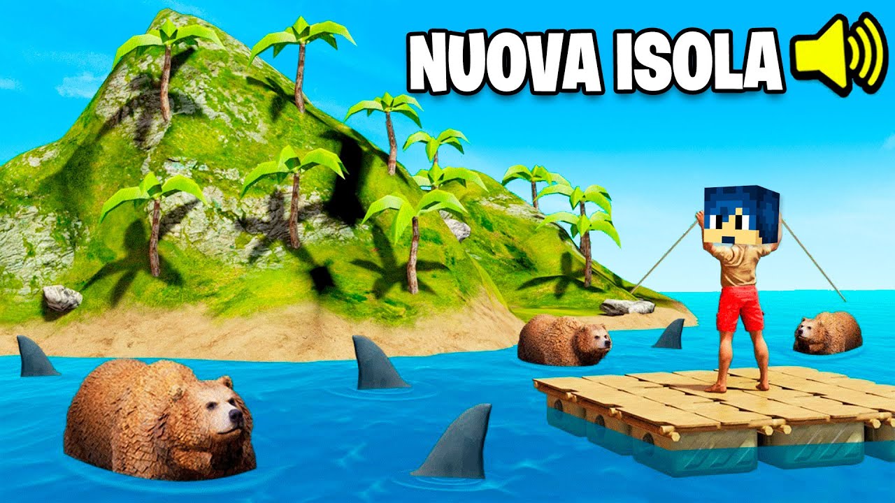 HO TROVATO UN'ISOLA GIGANTE SU RAFT!