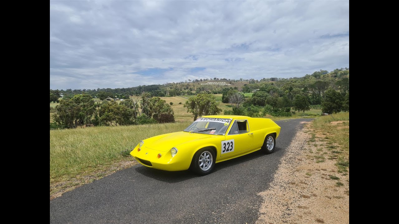 Mt Cotton Hill Climb in a 1970 Lotus Europa 26 9 2020