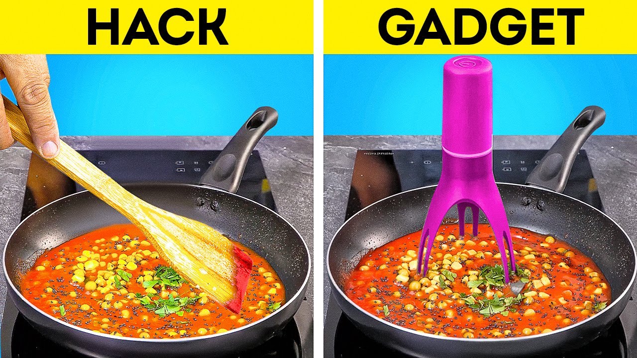 KITCHEN GADGETS VS HACKS || USEFUL TOOLS TO MAKE COOKING EASIER