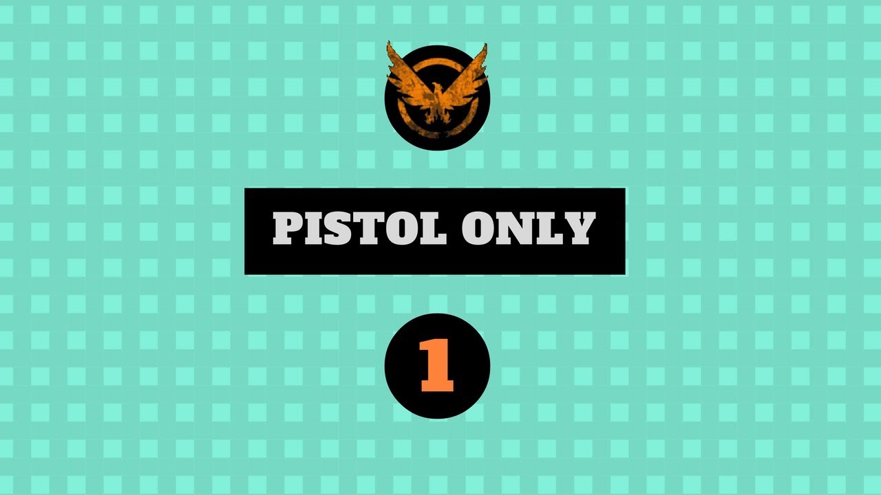 The Division - Pistol Only Playthrough - Part 1 - No Commentary