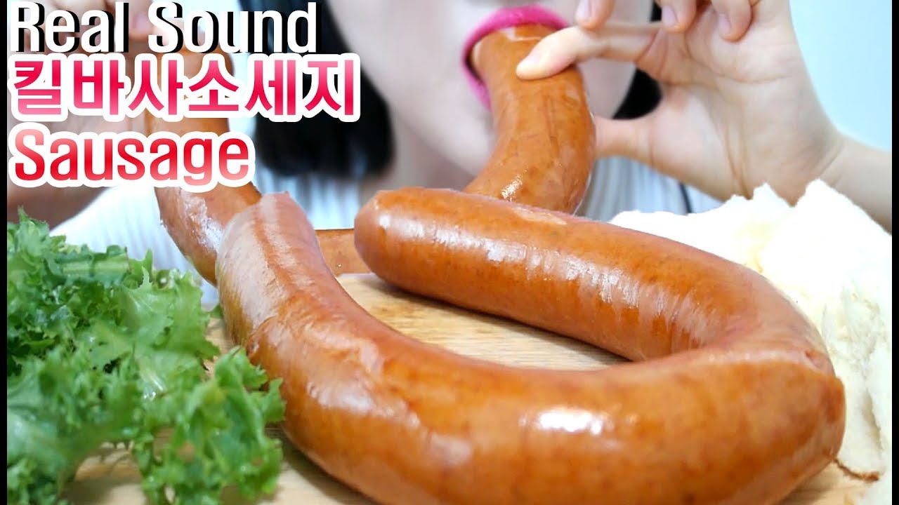 오독오독한!! 킬바사 소세지 소시지 리얼사운드 먹방 |Sausage ASMR Real Sounds| ソーセージ 香肠 xúc xích
