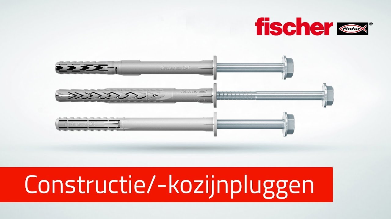fischer Constructieplug, kozijnplug SXR, SXRL, SXS