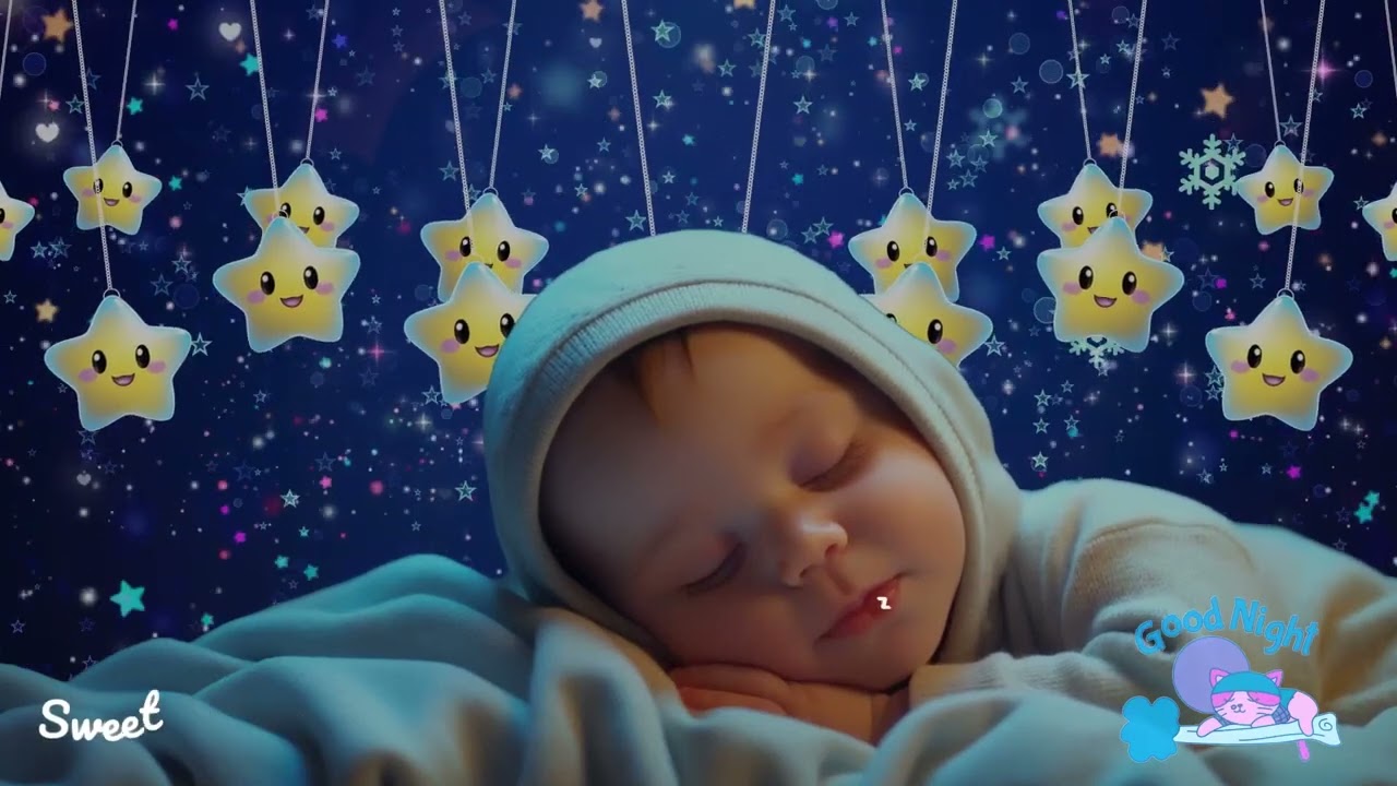 Baby Sleep Music 🎶Baby Sleep Instantly🍼Overcome Insomnia in Just 3 Minutes🌙Mozart & Brahms Lullabies