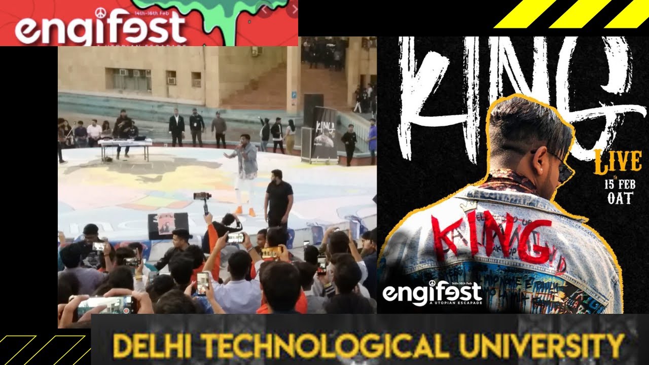 King - Gold Digger | Moment Hai || Full Show DTU🤩 #DTU #Engifest2020