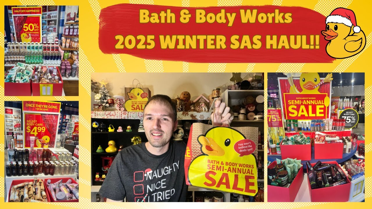 Покупки из зимней коллекции Bath & Body Works 2025 года!! 🐤🐤