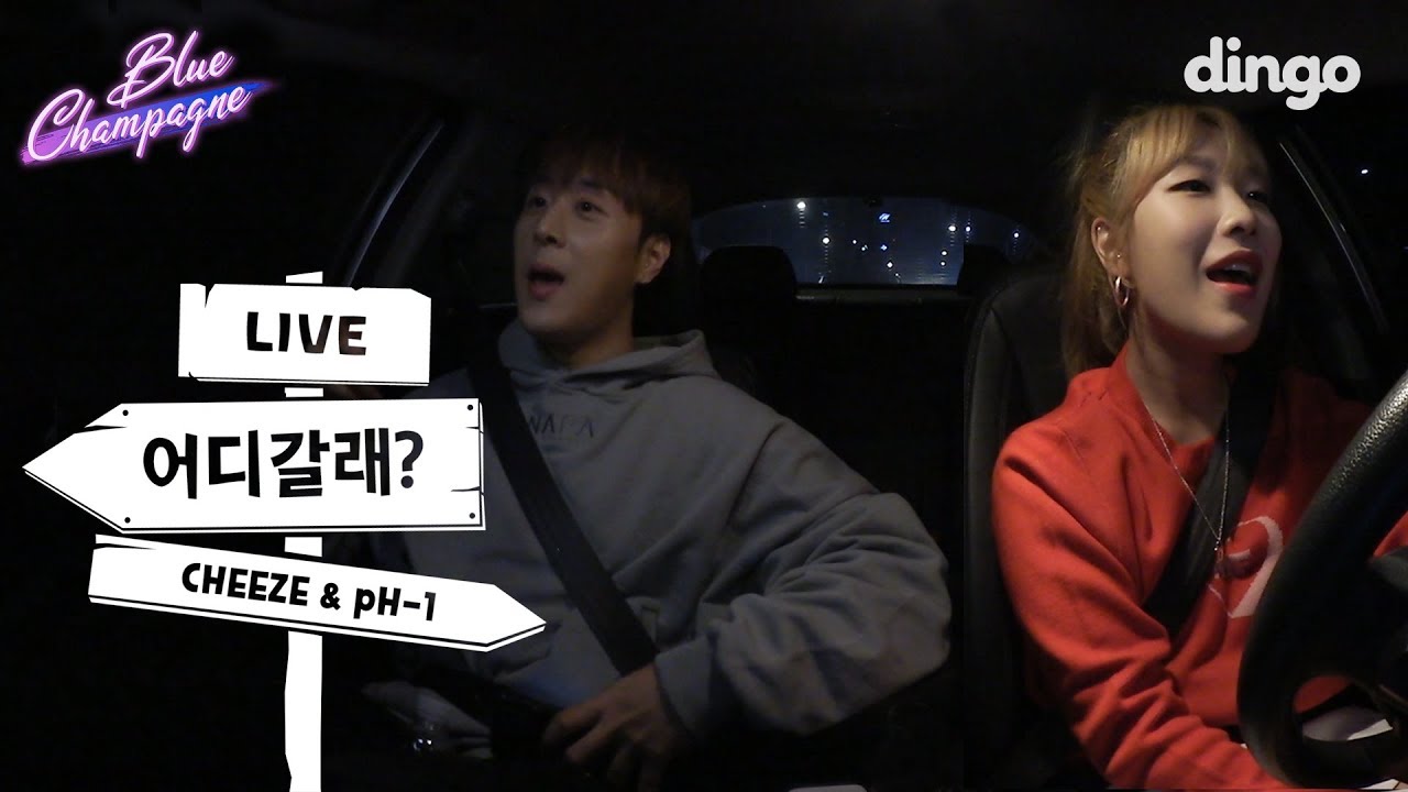pH-1! 치즈 운전실력에 동공지진 👀 I 드라이브하며 듣기 좋은 CHEEZE & pH-1 - Blue Champagne💙🍾 I 블루샴페인 | 어디갈래 I dingomusic