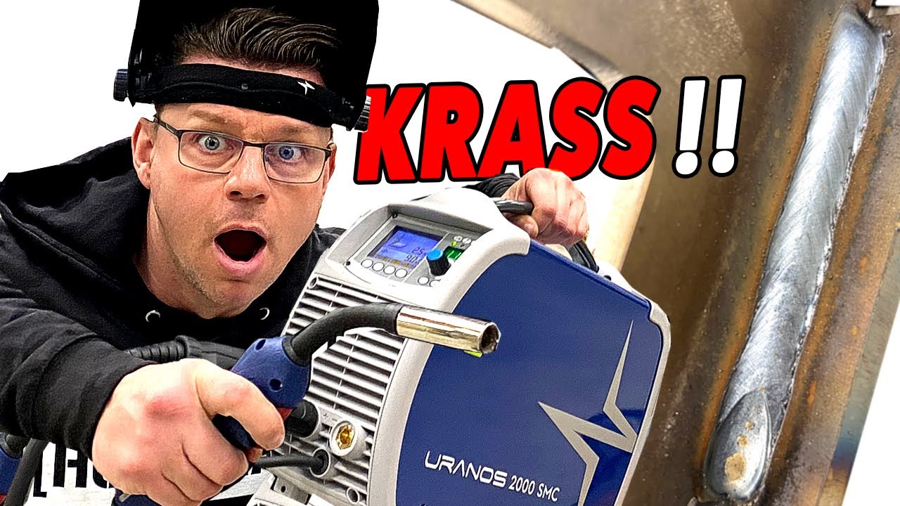8mm STAHLPLATTEN mit KLEINEM Schweißgerät? Er kann Sprühlichtbogen!