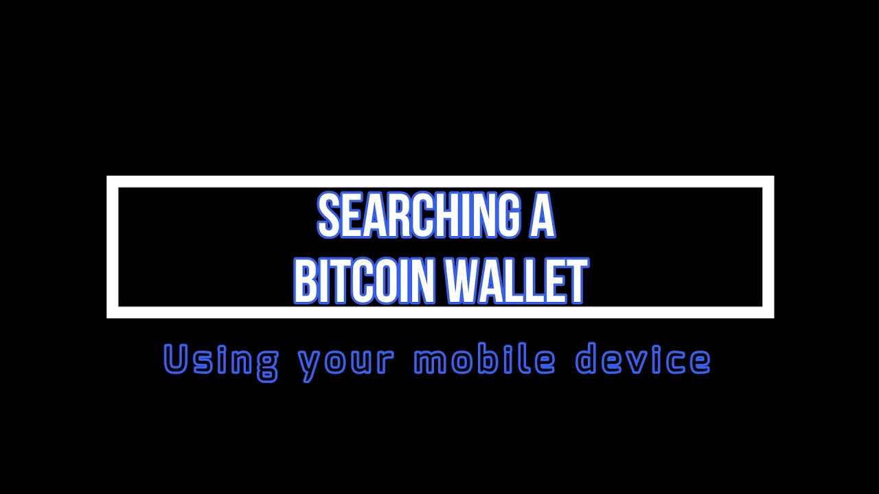 Checking a Bitcoin wallet address on Blockchain