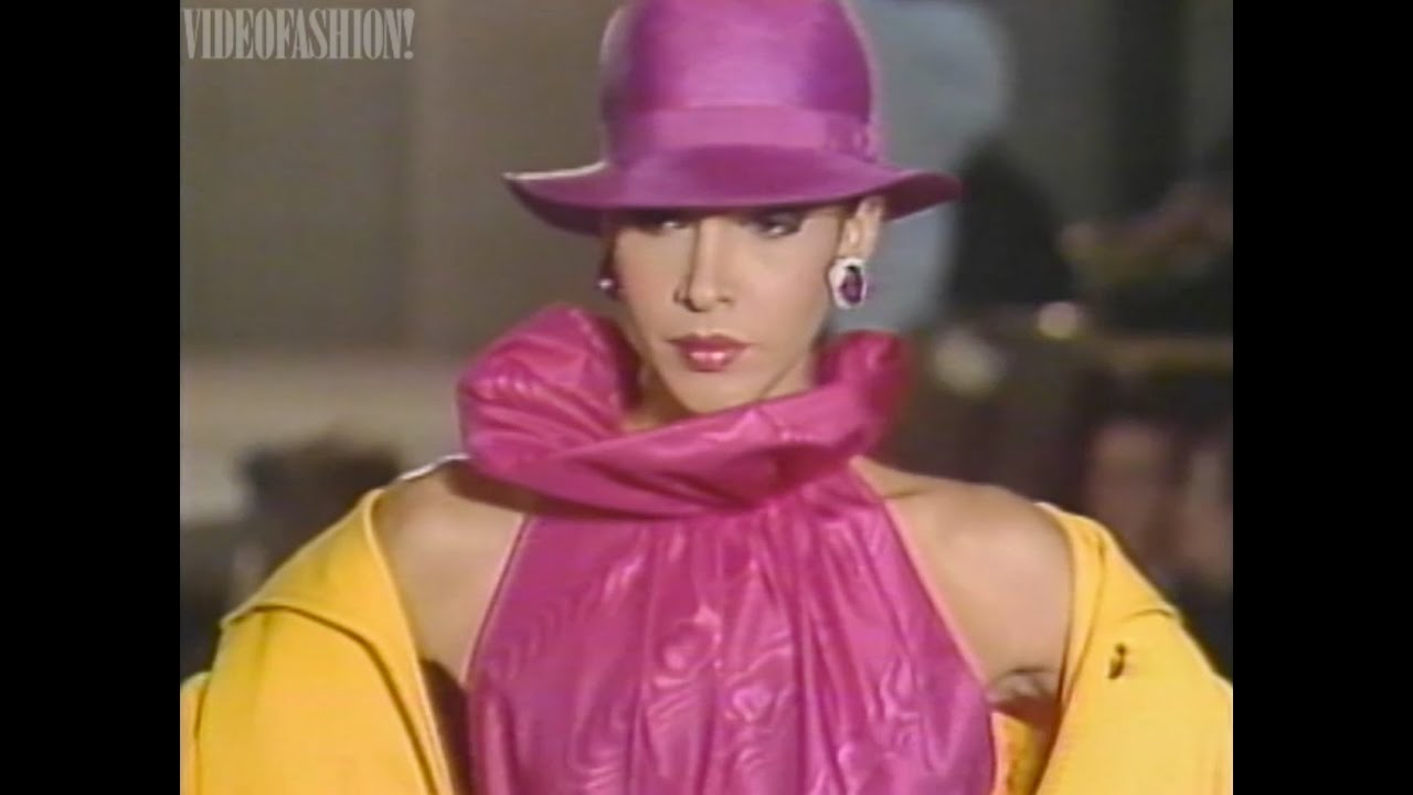 Bill Blass Spring 1984 Runway and Interview | Videofashion Library