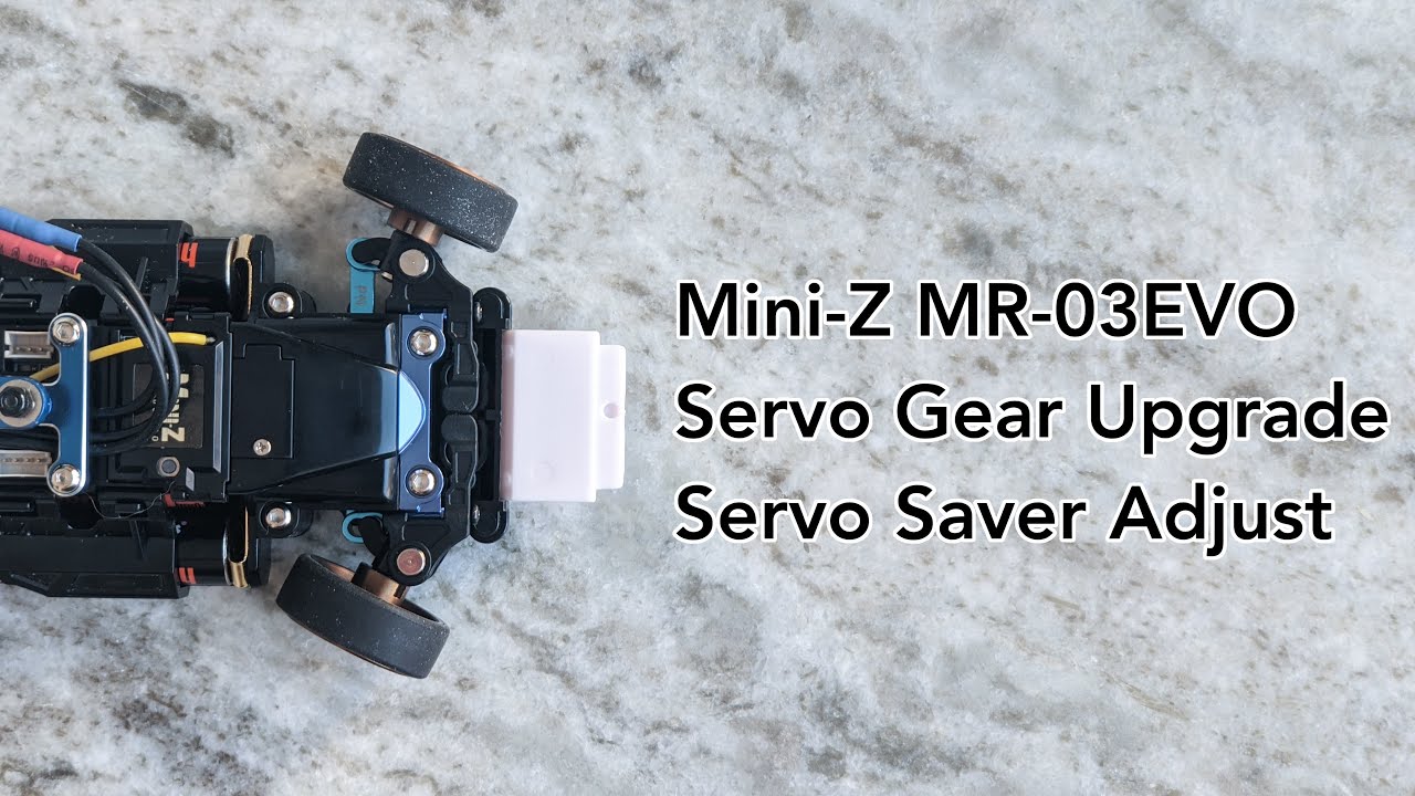 Kyosho Mini-Z MR-03/MR-03EVO Delrin Servo Gears Upgrade