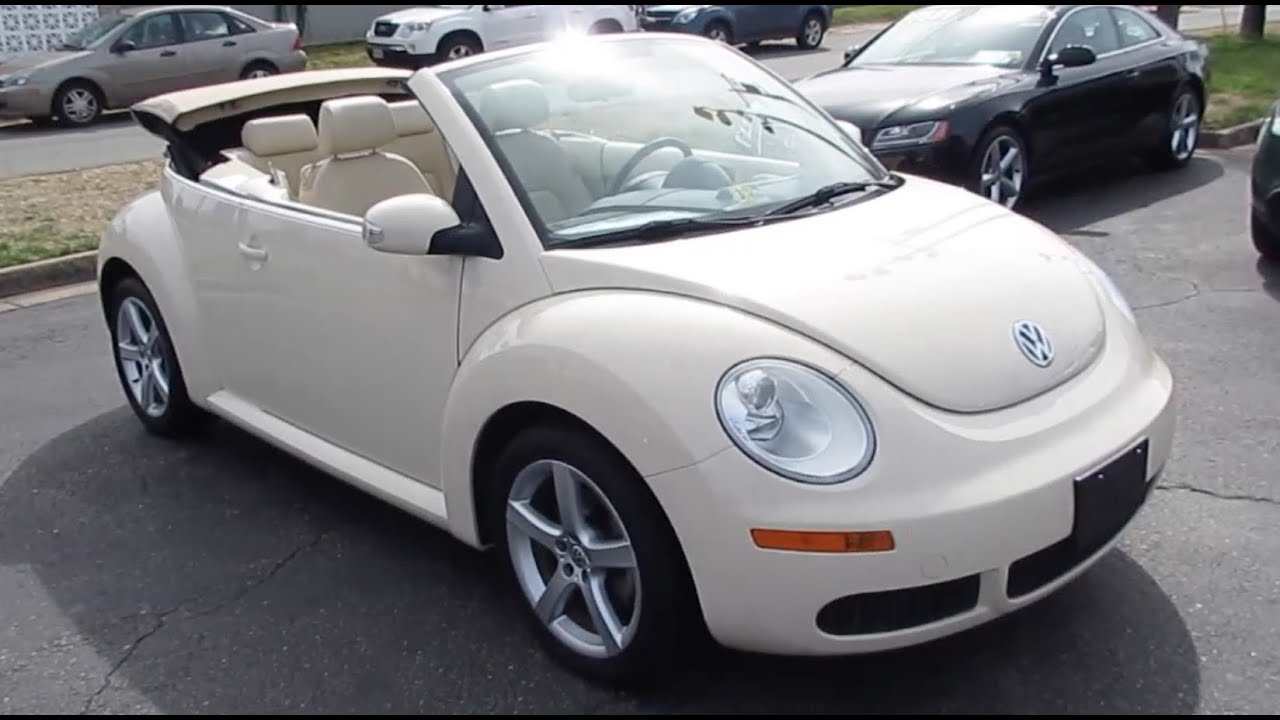 *SOLD* 2008 Volkswagen Beetle 2.5 S Convertible Walkaround, Start up, Tour and Overview