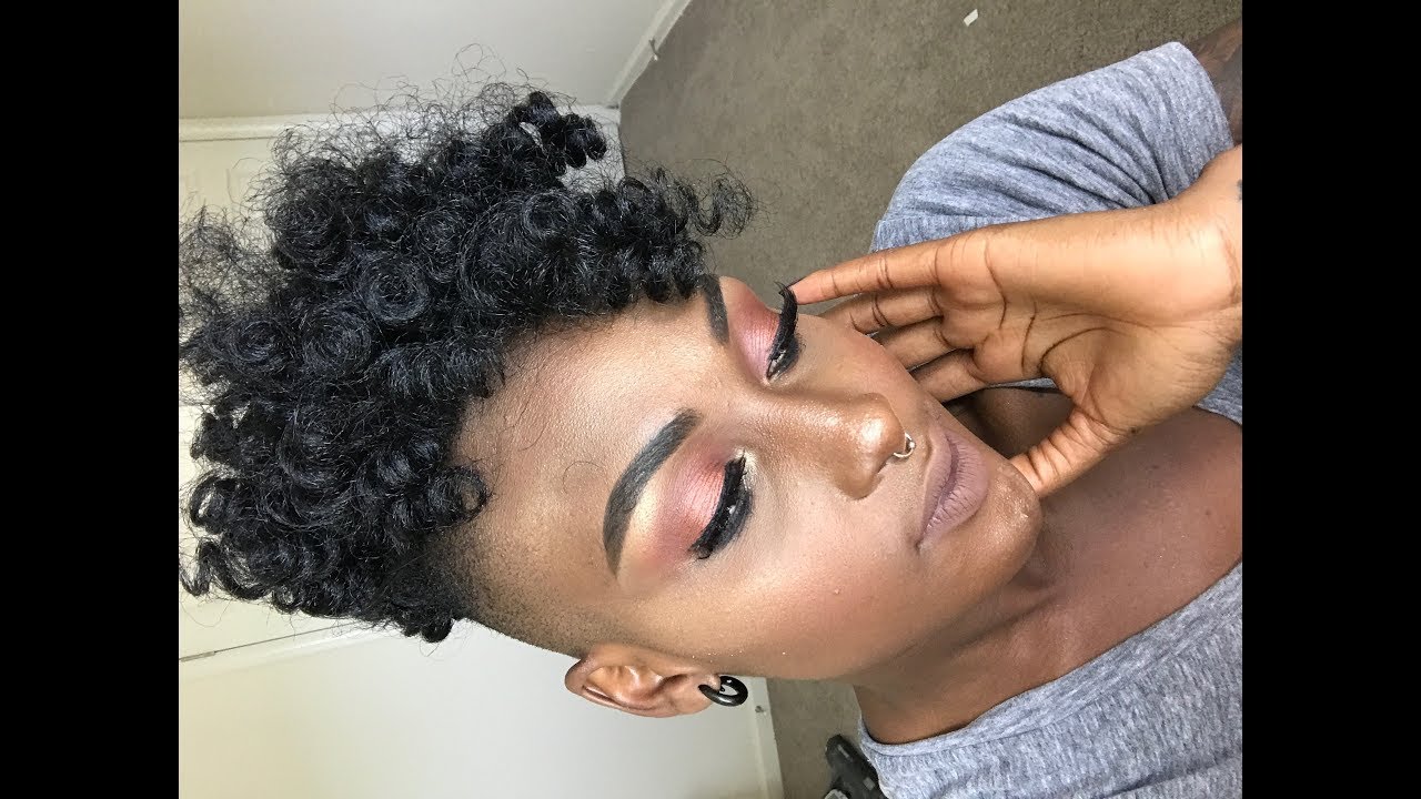 Protective Style|Curly-Crochet on Shaved Sides/Undercut
