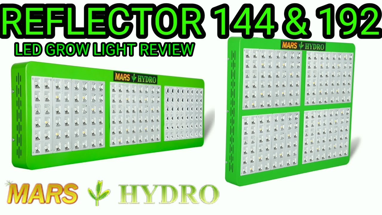Marshydro Reflector 192 & Reflector 144 Led Grow light review