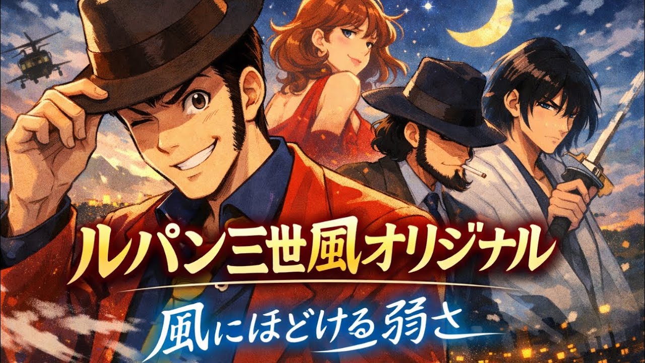 ルパン三世｜可愛い🩷オリジナル曲）LUPIN the Third – Soft Little Heart / Tsukuyomi