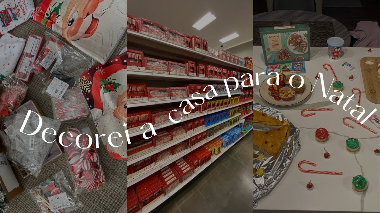 Decorei a casa com SHEIN + jantar temático 🎄