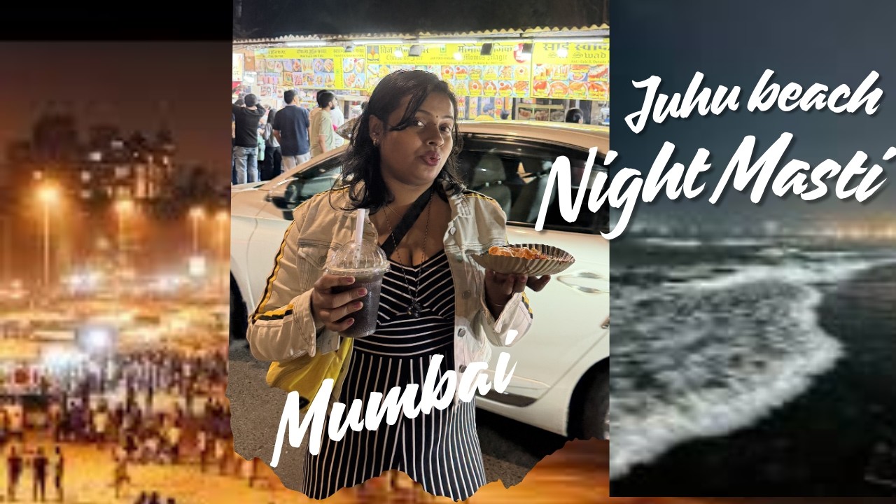 Juhu Beach Night Masti 🌙 | Mumbai Nightlife at Juhu Beach 2026👌😍