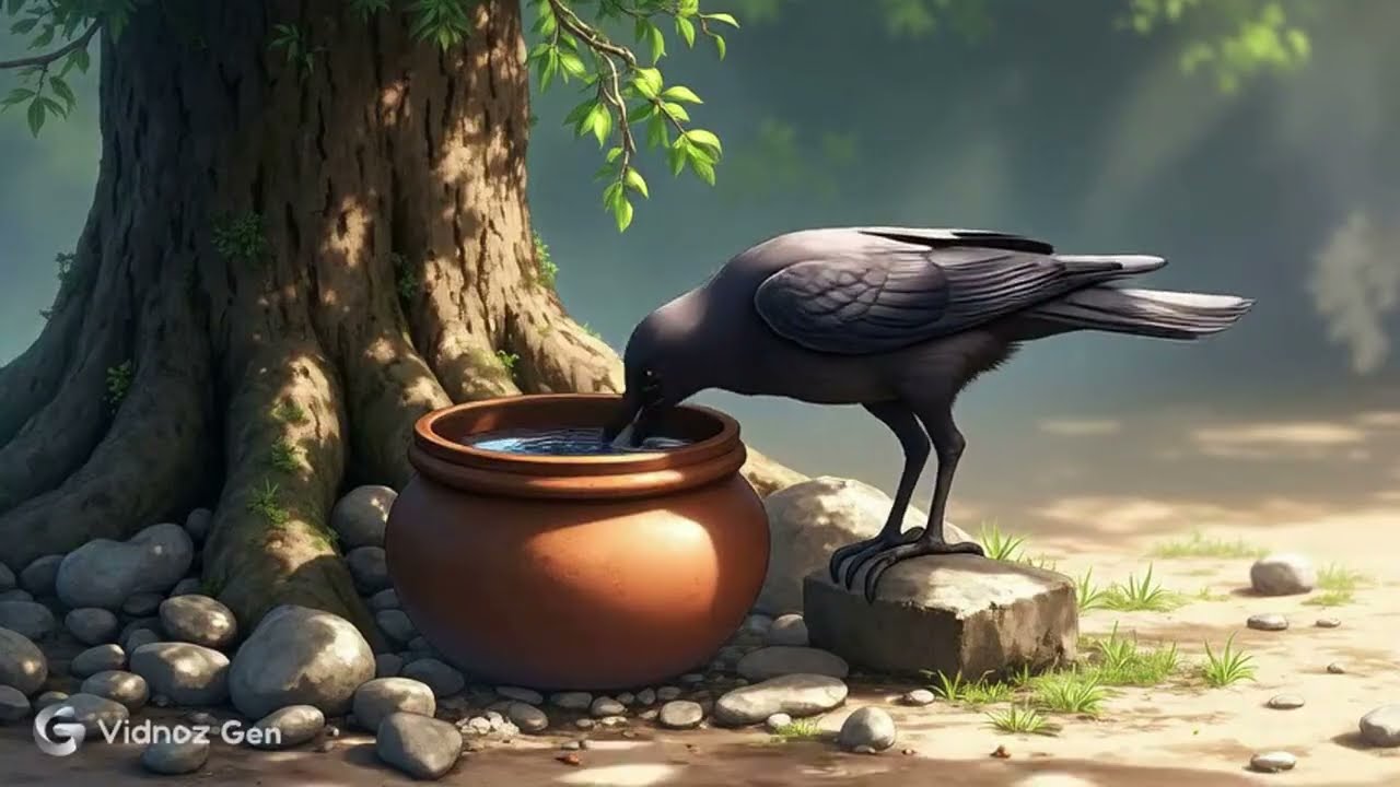 The Crow and The Pot | Bed Time Stories for Kids | Stories for children