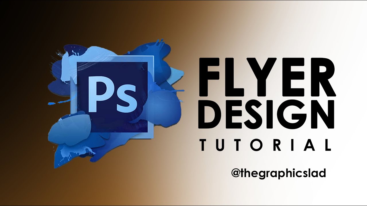 Designing an A6 Flyer using Photoshop! #GraphicsLAD