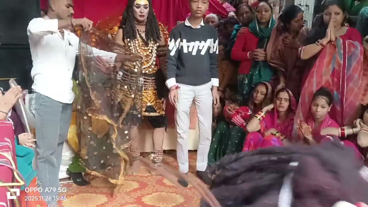 कालका माई की झाकी किर्शना एंड पार्टी के द्वार