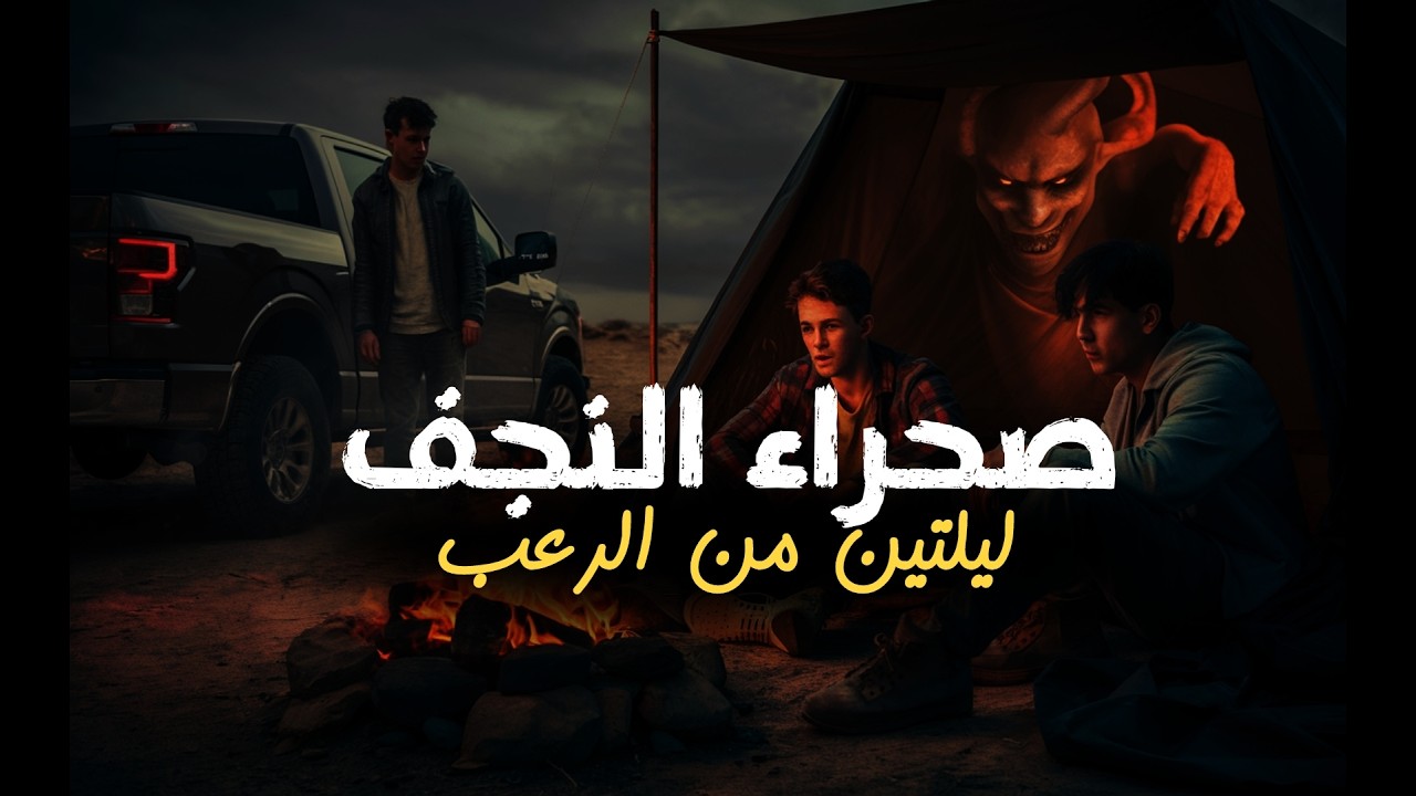 طلعه بريه في صحراء النجف المسكونه ارعب ليلتين مع قبيله من الجن