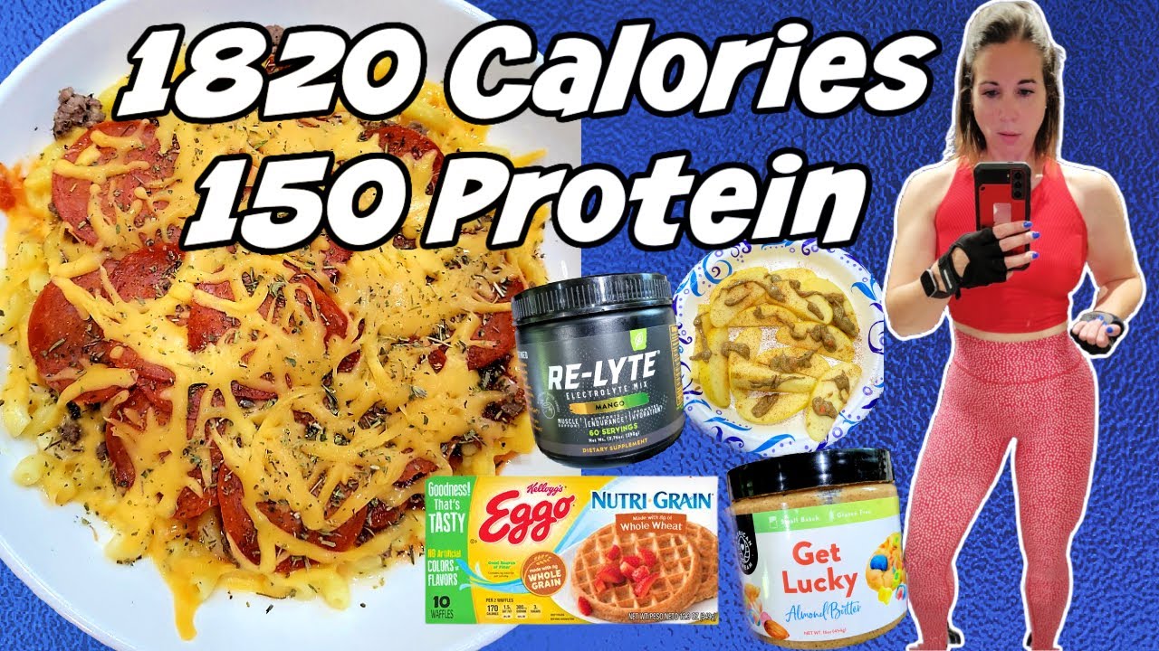 What I Eat In A Day | 1820 Calories | Pizza Mac & Cheese-Nicole Burgess