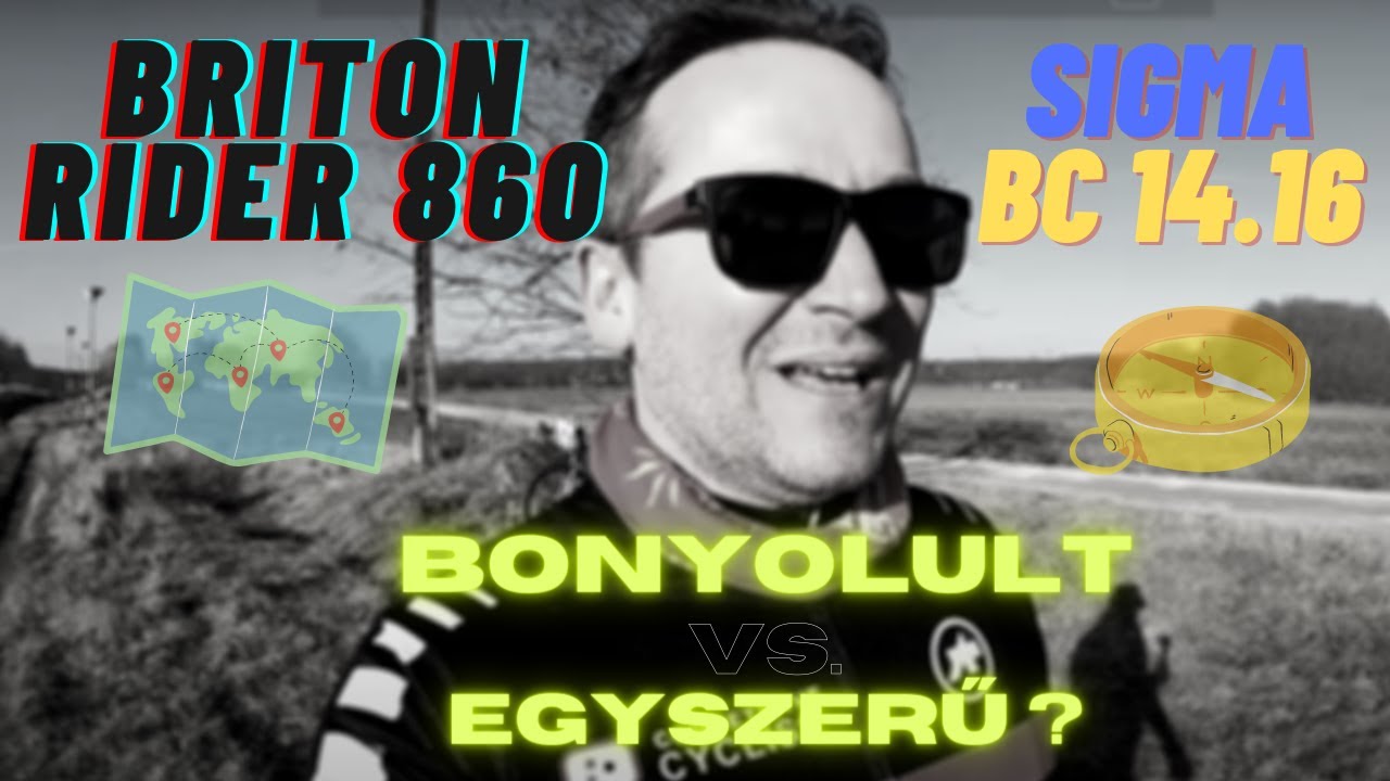 Bryton Rider 860 és Sigma BC 14.16 gyorsteszt 👨‍🏫 @szabokrisztian78