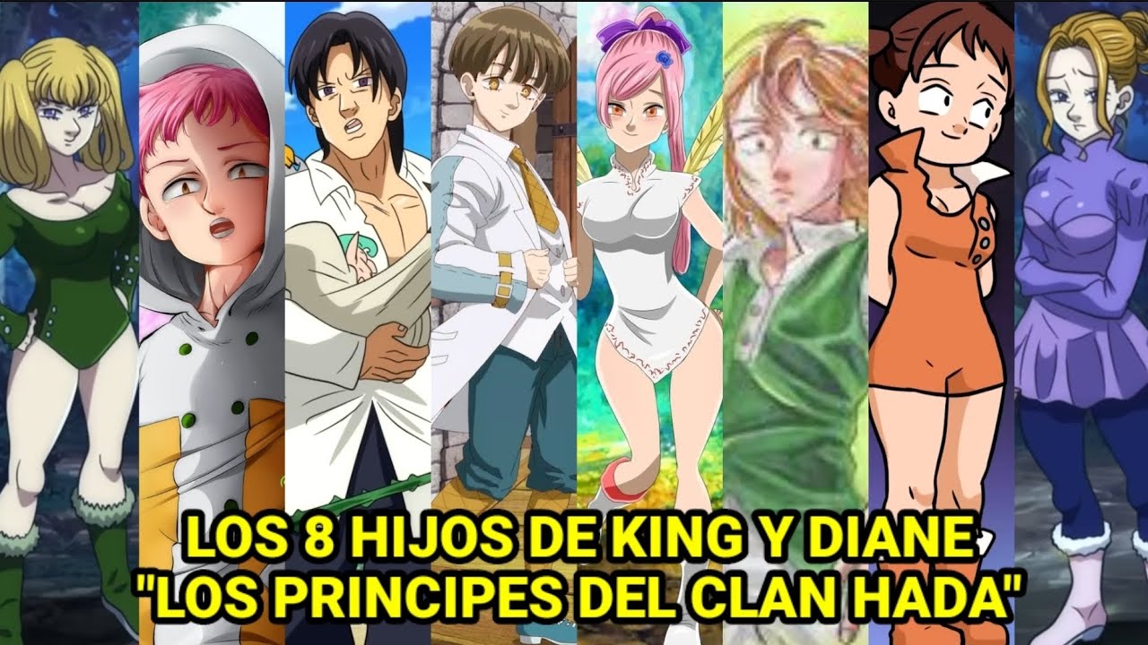 LOS 8 HIJOS DE KING Y DIANE | HISTORIA Y HABILIDADES | MOKUSHIROKU NO YONKISHI