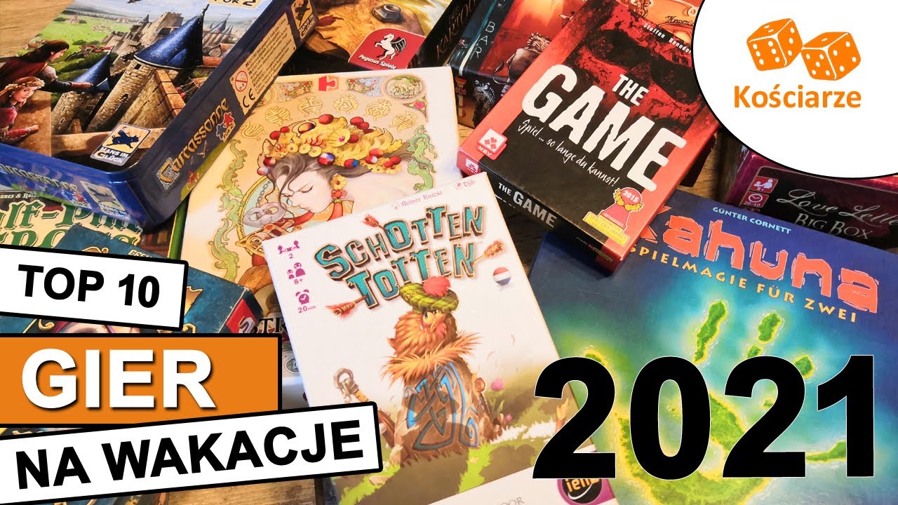 Kościarze – TOP 10 Najlepszych, małych GIER NA WAKACJE - gry planszowe (Top 10 odc. 1)