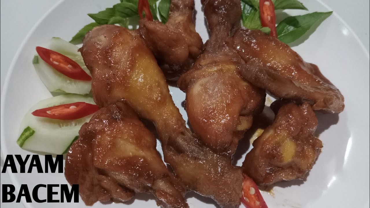 RESEP AYAM BACEM YANG ENAK LEGIT DAN GURIH