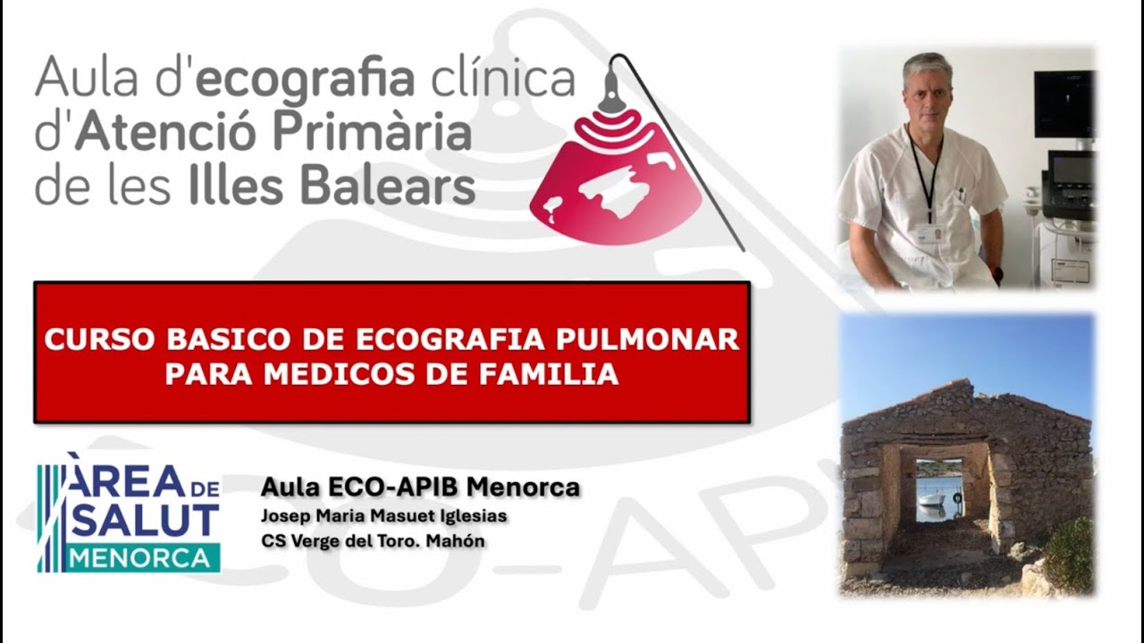ECOGRAFIA CLINICA PULMONAR PARA MEDICOS DE FAMILIA CURSO BASICO DR J,M,MASUET 1 PARTE
