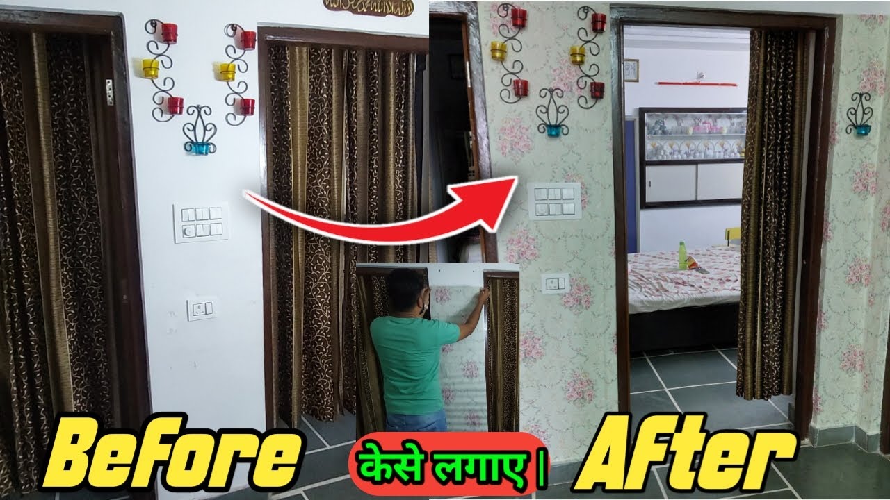 Best Wallpaper For Wall | How To Apply Wallpapers On Wall | Wallpaper Kaise Lagaye Deewar Par