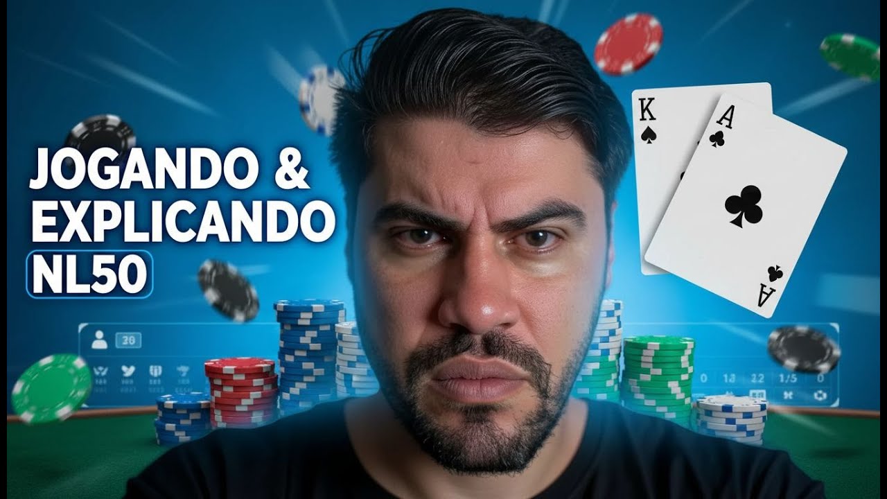 Jogando e Explicando NL50! Testando a GGPoker - 3 min. Delay! 
