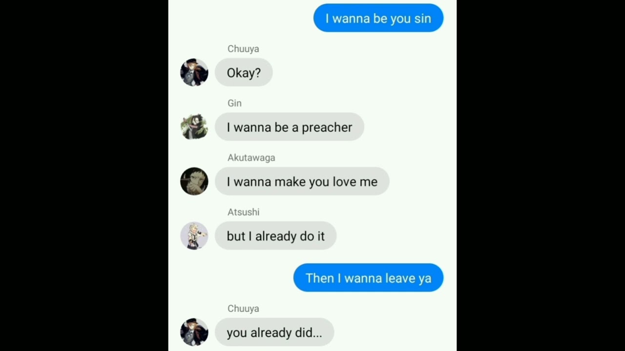 BSD Lyric Prank-I Wanna be your slave English