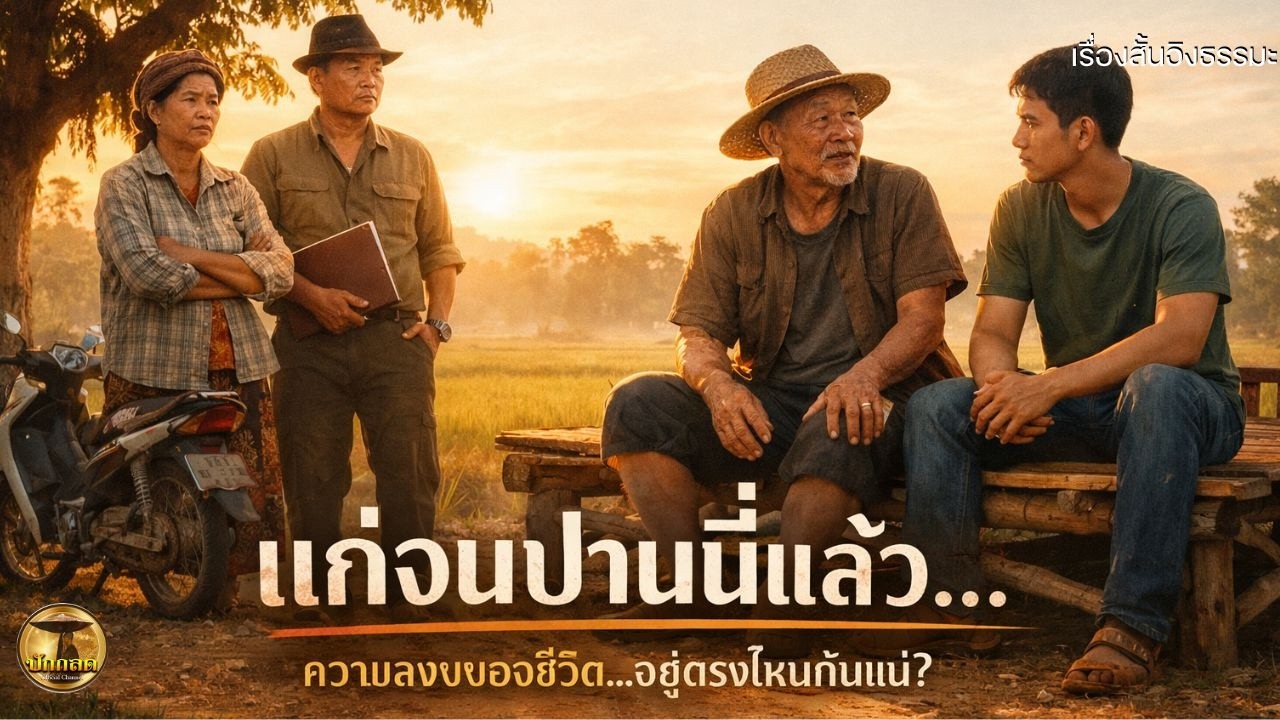 แก่จนป่านนี้แล้ว…ชีวิตสงบหรือยัง#แก่จนป่านนี้#เรื่องเล่าชีวิต#ชีวิตชาวบ้าน#บทเรียนชีวิต#ข้อคิดชีวิต
