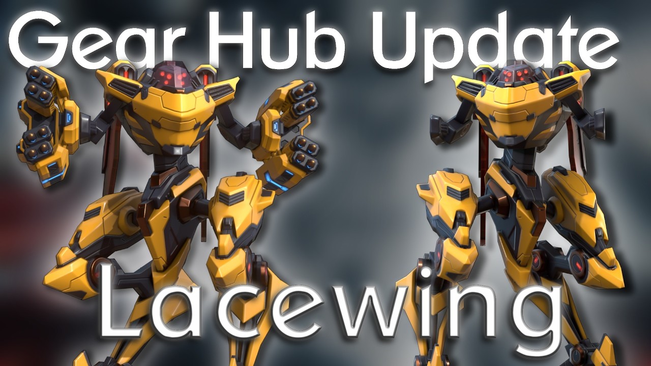 Lacewing теперь доступен в Gear Hub, и это того стоит! 👌 - Mech Arena