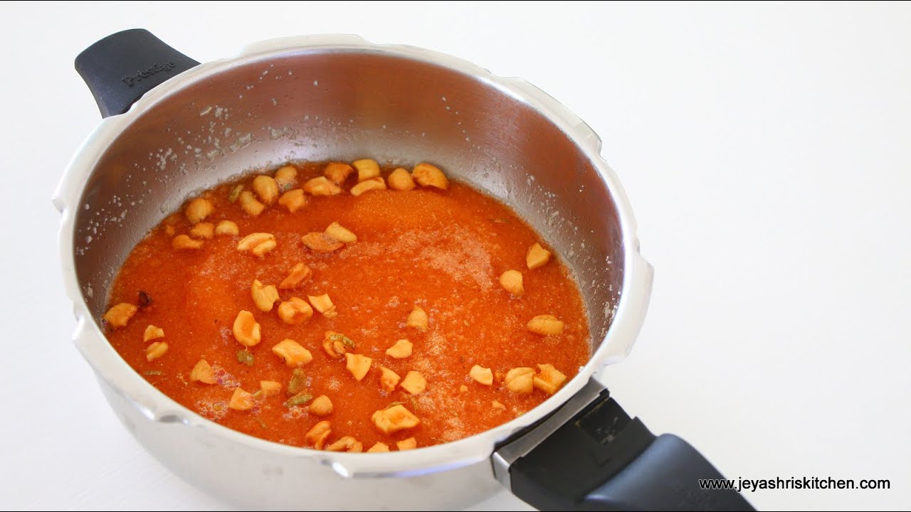 Pressure cooker Rava kesari recipe - No lumps easy beginner's recipe - Kesari in pressure cooker