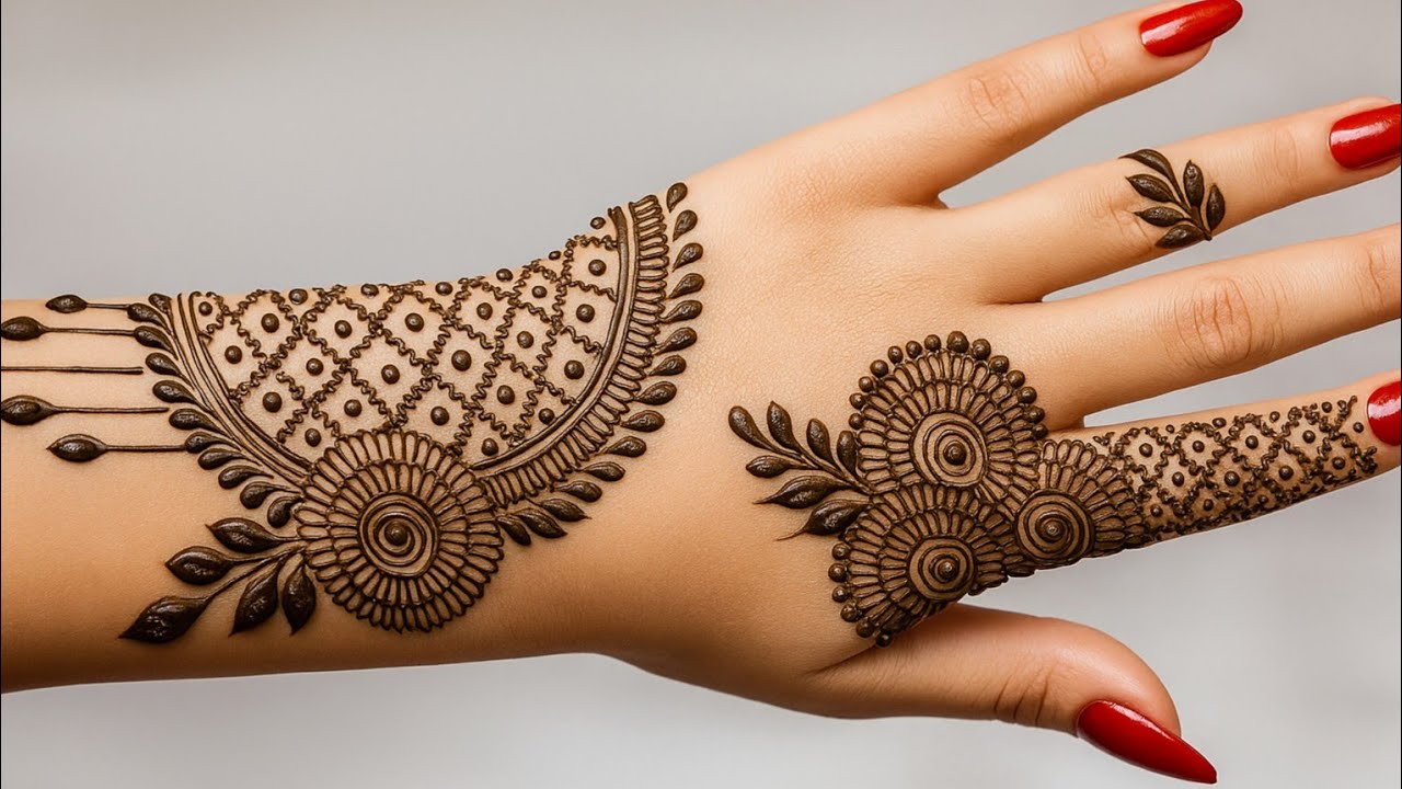 Simple Arebik Back Hand Mehndi Design /New Simple Mehndi Disigns/Mehndi Disigns/Mehndi 