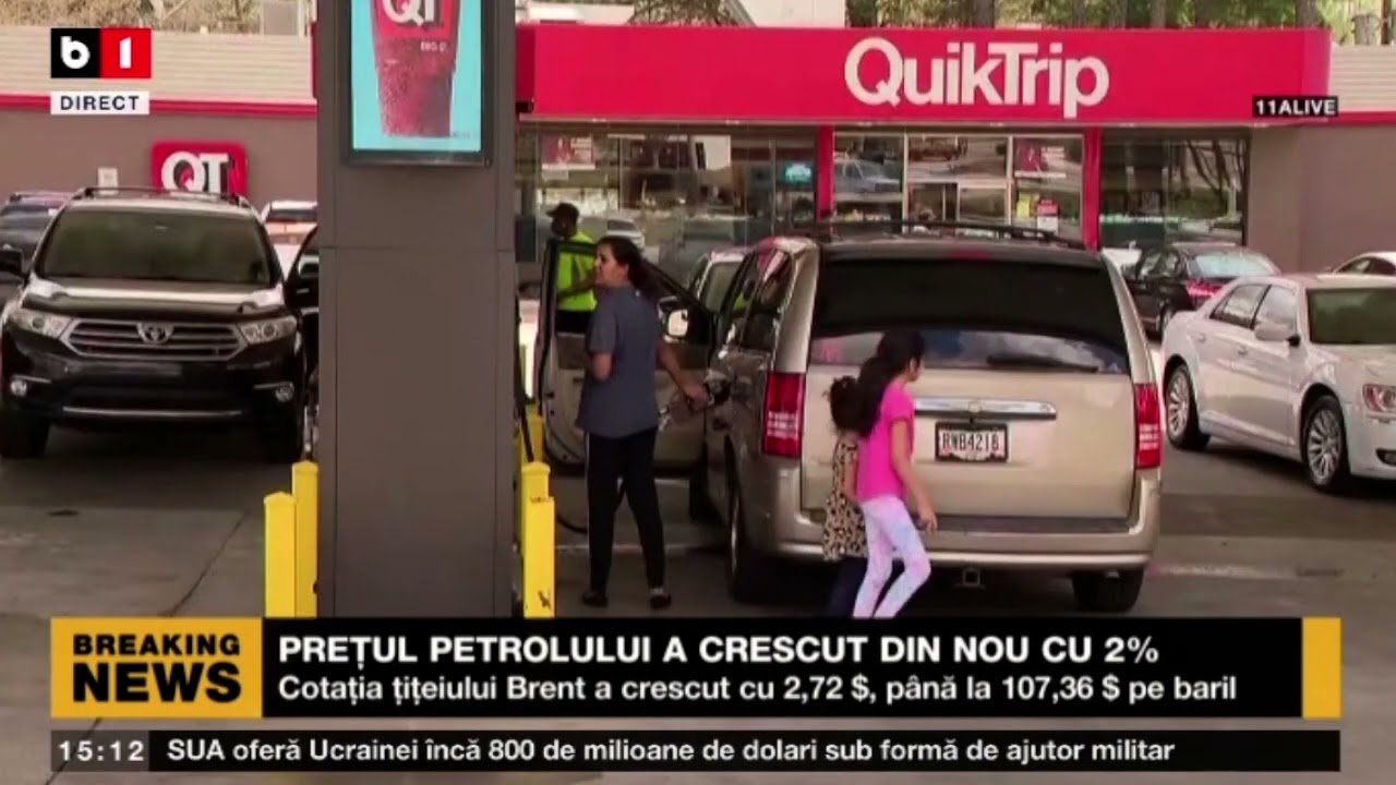 PREȚUL PETROLULUI A CRESCUT DIN NOU CU 2%_Știri B1_14 apr 2022