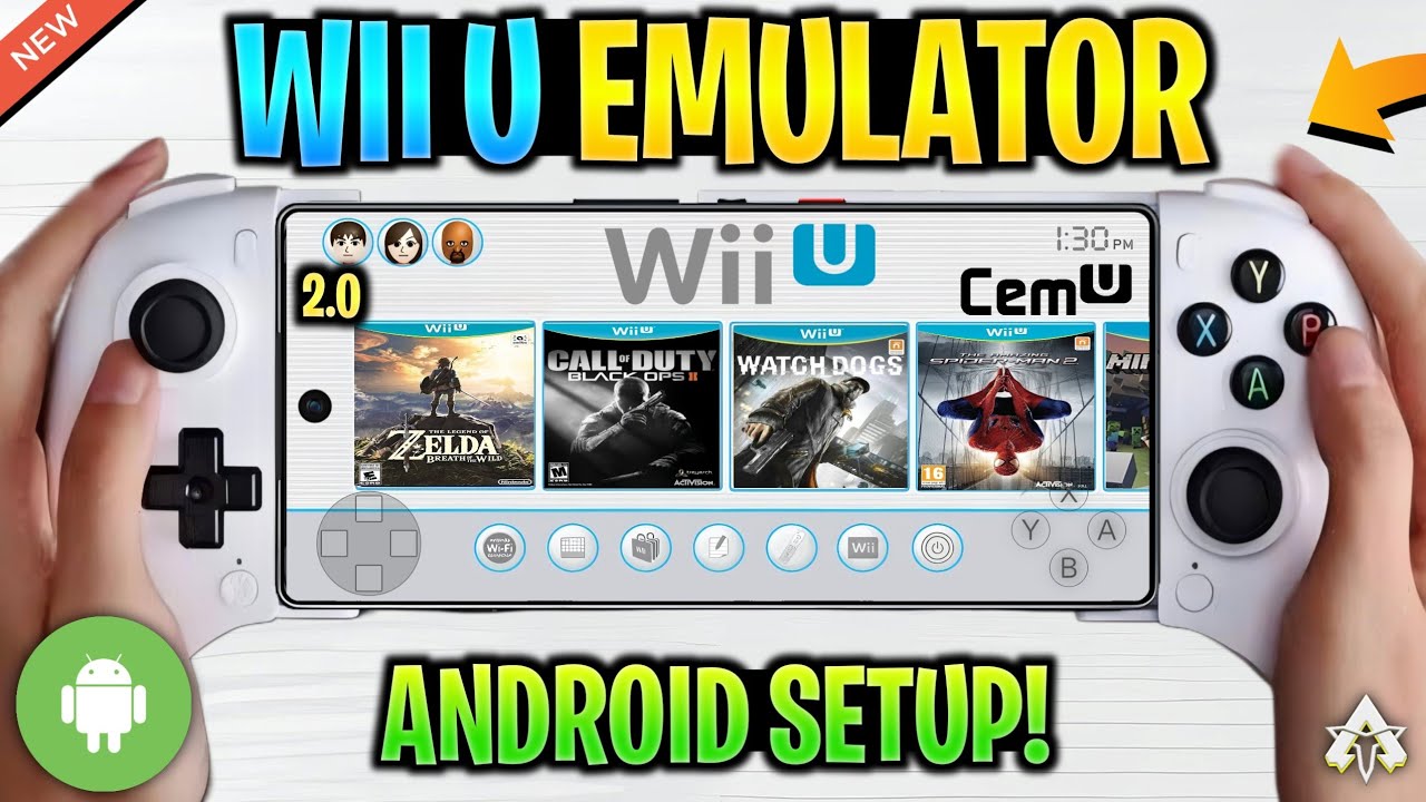 🔥 WII U EMULATOR FOR ANDROID - CEMU V2.0 - SETUP/SETTINGS & GAMEPLAY | WHAT'S NEW?