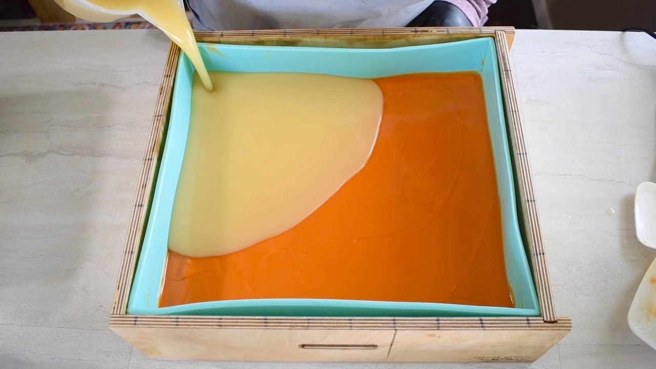 Orange Creamsicle Cold Process Soap Making