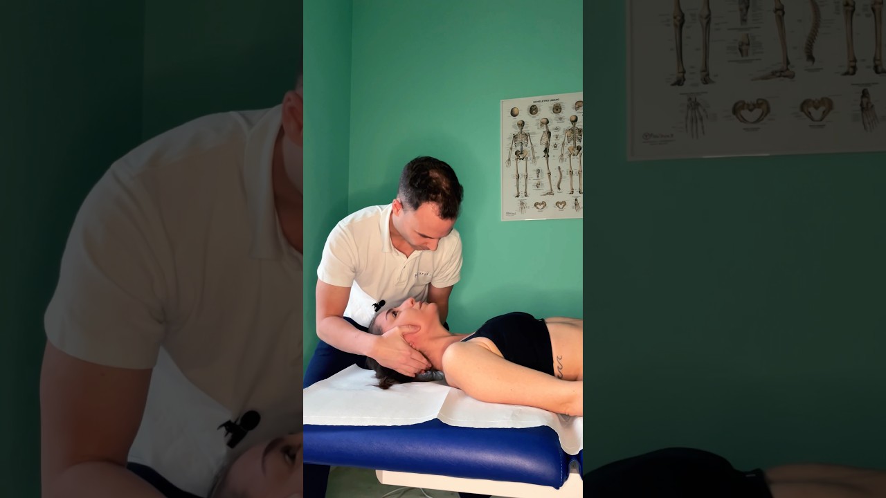 Dolore alla parte alta della cervicale?💀#shorts #cervicale #osteopata