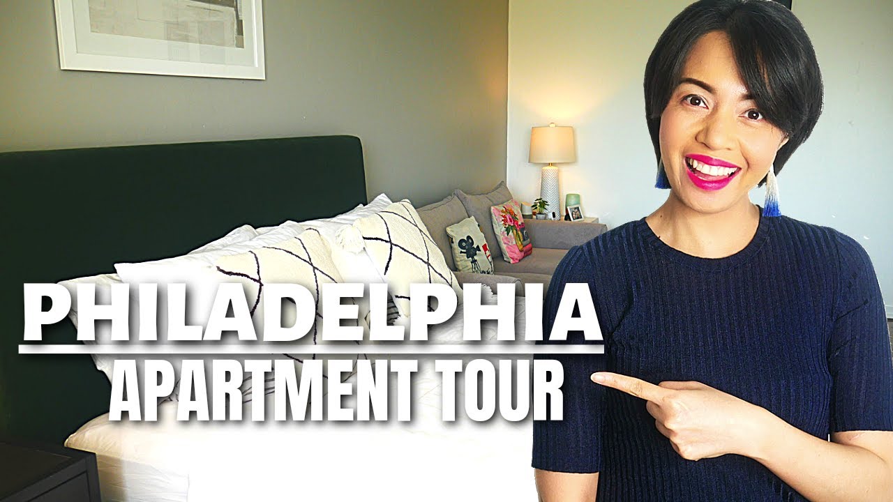 Philadelphia Apartment Tour | Fully Furnished Luxury Apartment in Philly (Studio Apartment)