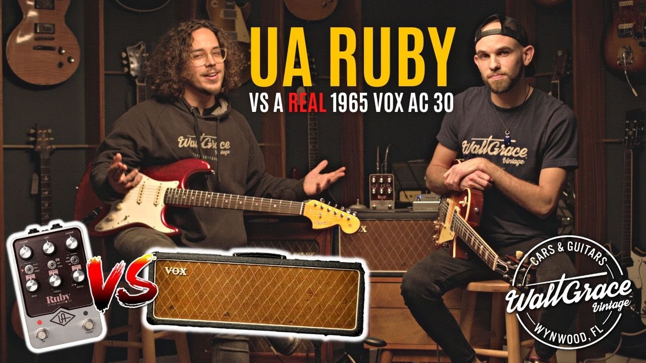 Can this pedal sound better than a real tube amp? - UAFX Ruby VS ORIGINAL 1965 Vox AC30?