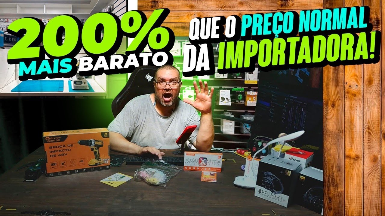 200% DE DIFERENÇA: PARE DE PAGAR CARO! #eletronicosnoatacado #ferramentasnoatacado